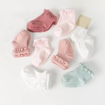 Anti-slip baby girl socks-...