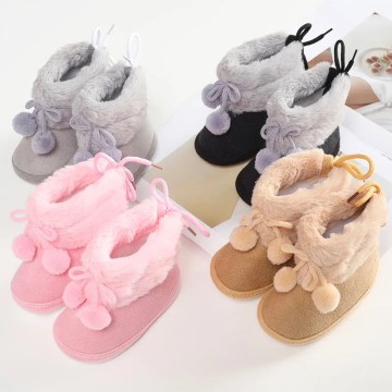 Baby Girl Winter Boots With...