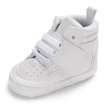 Ankle Height Leather Sneakers