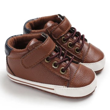 Baby Boy Brown Leather...